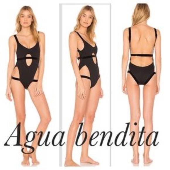 NWT $150 AGUA BENDITA LILA GEMSTONE ONE PIECE - Picture 1 of 8